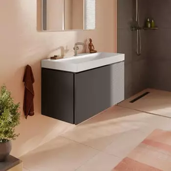 Hansgrohe Xilesa E 98 x 47 cm, 1 drawer slate grey matt (54261760)