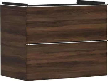 Hansgrohe Xelu Q 78 x 60.5 x 47.5 cm with 2 drawers dark walnut, chrome (54030000)