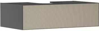 Hansgrohe Xevolos E 98 x 55 x 27.5 cm, 1 drawer slate grey matt, bronze frame (54315390)