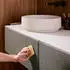 Hansgrohe Xevolos E 137 x 55 x 27.5 cm left-hand, 2 drawers sand beige matt, dark grey textile cover (54320660)