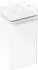 Hansgrohe Xelu Q 34 x 60.5 x 24.5 cm for right-hand washbasin glossy white, matt white (54015700)