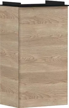 Hansgrohe Xelu Q 34 x 60.5 x 24.5 cm for right-hand washbasin natural oak, matt black (54017670)
