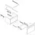 Hansgrohe Xelu Q 78 x 48.5 x 55 cm with drawer diamond grey matt, matt white (54055700)