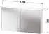 Duravit D-Code 2.0 Spiegelschrank 1200mm Blassgrün matt (DC71080HHHH0000)