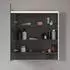 Duravit D-Code 2.0 Spiegelschrank 650mm Blassgrün matt (DC7105LHHHH0000)