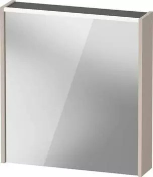 Duravit D-Code 2.0 Spiegelschrank 650mm Taupe Matt Dekor (DC7105L91910000)