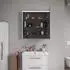 Duravit D-Code 2.0 Spiegelschrank 650mm weiß matt (DC7105R18180000)