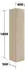 KEUCO Edition 11 Art Hochschrank sand / Stein sahara (32552810400)