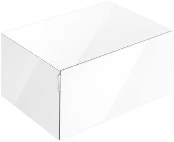 KEUCO Edition 11 Art Sideboard mit einem Auszug 800mm Glas wei&szlig; (32541830800)
