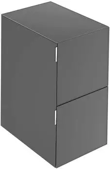 KEUCO Edition 11 Art Sideboard mit zwei Ausz&uuml;gen 400mm Glas smoke satiniert (32542870400)
