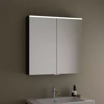 Burgbad Eqio Spiegelschrank SPGS080 800x800x170 Dunkelgrau Matt (SPGS080F6584)