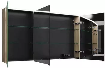 Burgbad Eqio Spiegelschrank SPGS140 800x1400x170 Eiche Dekor Cashmere (SPGS140RF3180)