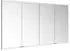 KEUCO Royal Modular 2.0 Spiegelschrank beleuchtet Wandeinbau Aluminium (800410181100000)