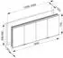 KEUCO Royal Modular 2.0 Spiegelschrank beleuchtet Wandeinbau Aluminium (800410160000500)