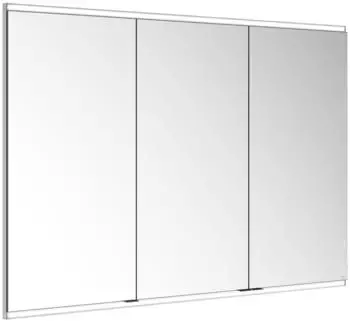 KEUCO Royal Modular 2.0 Spiegelschrank beleuchtet Wandeinbau Aluminium (800310141000200)