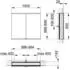 KEUCO Royal Modular 2.0 Spiegelschrank beleuchtet Wandeinbau Aluminium (800210101100200)