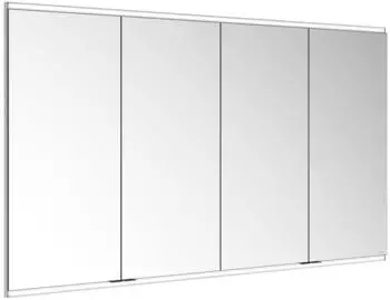 KEUCO Royal Modular 2.0 Spiegelschrank beleuchtet Wandeinbau Aluminium (800410171000400)