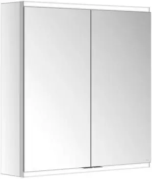 KEUCO Royal Modular 2.0 Spiegelschrank beleuchtet Wandvorbau Aluminium (800211070100000)