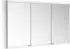 KEUCO Royal Modular 2.0 Spiegelschrank beleuchtet Wandvorbau Aluminium (800311130100200)