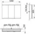 KEUCO Royal Modular 2.0 Spiegelschrank beleuchtet Wandvorbau Aluminium (800311121100000)