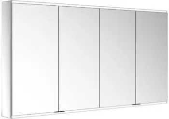KEUCO Royal Modular 2.0 Spiegelschrank beleuchtet Wandvorbau Aluminium (800411011100400)