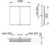 KEUCO Royal Modular 2.0 Spiegelschrank beleuchtet Wandvorbau Aluminium (800211001000200)