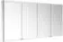 KEUCO Royal Modular 2.0 Spiegelschrank beleuchtet Wandvorbau Aluminium (800411191000400)