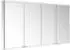 KEUCO Royal Modular 2.0 Spiegelschrank beleuchtet Wandvorbau Aluminium (800411011000000)