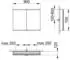 KEUCO Royal Modular 2.0 Spiegelschrank beleuchtet Wandvorbau Aluminium (800211090000000)