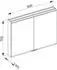 KEUCO Royal Modular 2.0 Spiegelschrank beleuchtet Wandvorbau Aluminium (800211090000000)