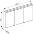 KEUCO Royal Modular 2.0 Spiegelschrank unbeleuchtet Wandvorbau Aluminium (800301120000200)