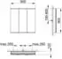 KEUCO Royal Modular 2.0 Spiegelschrank unbeleuchtet Wandvorbau Aluminium (800301091000300)