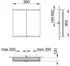 KEUCO Royal Modular 2.0 Spiegelschrank unbeleuchtet Wandvorbau Aluminium (800201091000300)