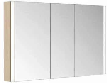 KEUCO Somaris Wandvorbau-Spiegelschrank 1200mm mit Spiegelheizung eiche (14504853101)