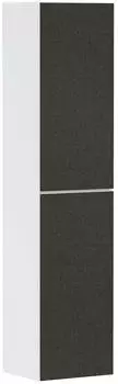 Hansgrohe Xevolos E Hochschrank Korpus wei&szlig; Front Textil Dunkelgrau wei&szlig; matt (54221660)