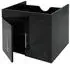 MCW Waschbeckenunterschrank D16 Hochglanz 60cm Schwarz (MCW-D16)