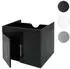 MCW Waschbeckenunterschrank D16 Hochglanz 60cm Schwarz (MCW-D16)