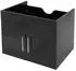 MCW Waschbeckenunterschrank D16 Hochglanz 60cm Schwarz (MCW-D16)