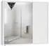 Songmics Spiegelschrank Badezimmer 15x60x55cm Schneeweiß (BBC114WE01)