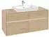 Villeroy & Boch Collaro Waschtischunterschrank 4 Schubladen 1200x548x500mm Wine Red (C04100AH)