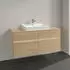 Villeroy & Boch Collaro Waschtischunterschrank 4 Schubladen 1200x548x500mm Wine Red (C04100AH)