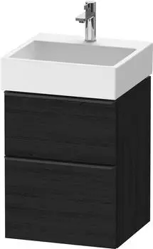 Duravit D-Neo Waschtischunterschrank 48,4cm wandh&auml;ngend Eiche schwarz (DE43700BD160000)
