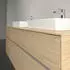 Villeroy & Boch Collaro Waschtischunterschrank 2 Waschtische LED 12W Soft Green 160x54,8x50cm (C123B0AF)