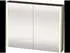 Duravit XSquare Spiegelschrank mit Beleuchtung 1000x800x155mm Flanell Grau Hochglanz (XS7113089891000)