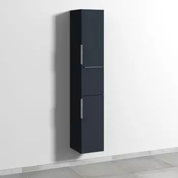 Sanipa 3way Hochschrank 2 Türen, 1 Auszug, Marine-Matt, Anschlag rechts (UP1011R)