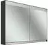 Schneider ALS1 Spiegelschrank Unterputz 2-türig 1195x759mm schwarz matt (180.120.01.44)