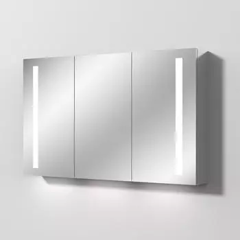 Sanipa ALEX Spiegelschrank Aluminium 1200mm LED-Beleuchtung (AU3159Z)