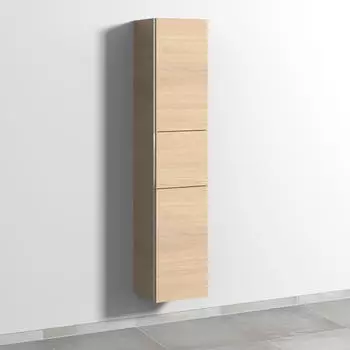 Sanipa 3way Hochschrank 2 Türen & 1 Schublade, Anschlag rechts, Eiche Nordic (BR10348)
