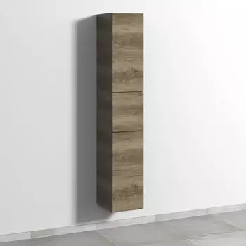 Sanipa 3way Hochschrank 2 Türen, 1 Auszug, Anschlag rechts, Nebraska Eiche (SM10137)