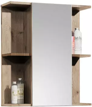 Stella Trading Vista Spiegelschrank 60x71x20cm Schilfgr&uuml;n/Viking Oak (54-565-EY)